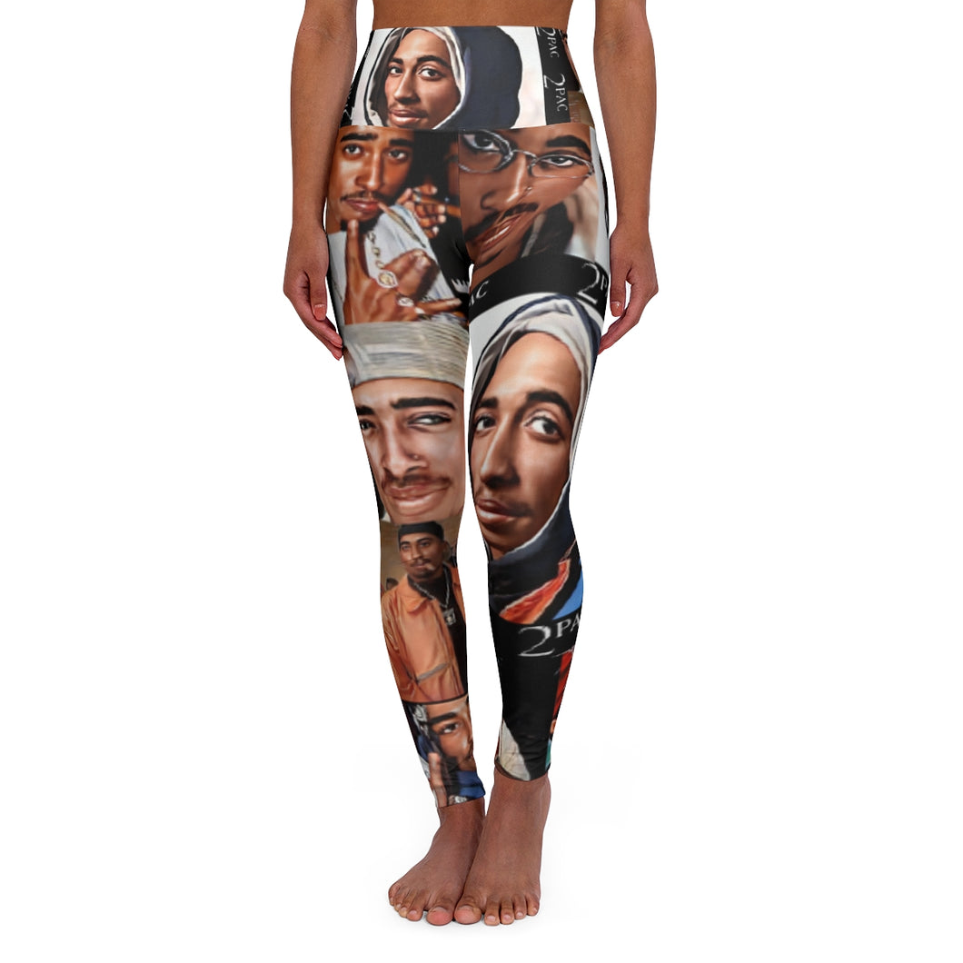 2pac High Waisted Yoga Leggings