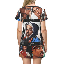 Load image into Gallery viewer, 2pac All Over Print T-Shirt Dress
