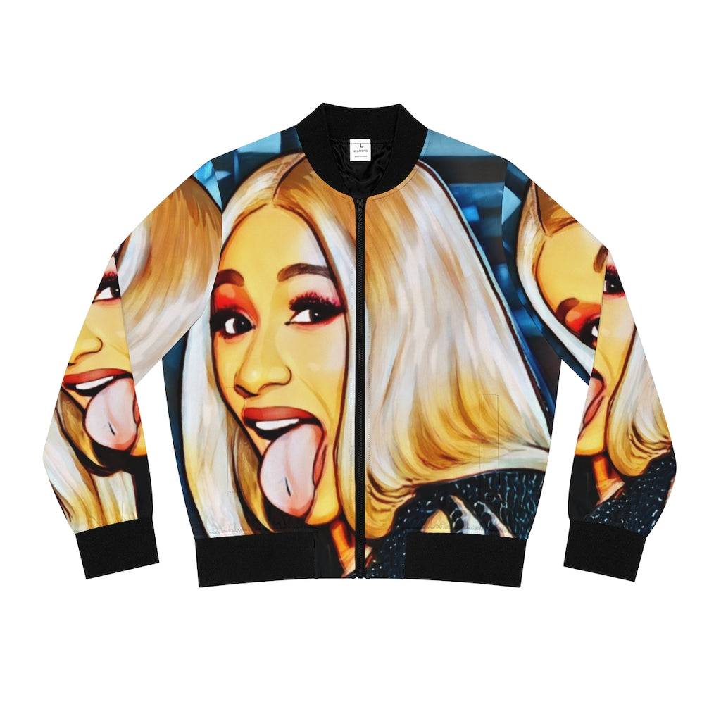 Women's Cardi B lightweight spring time Bomber Jacket